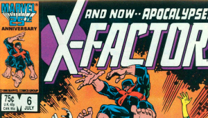 A direct edition copy of X-Factor #6. The large type US cover price was 75 cents (CAN. 95 cents at the bottom).