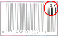The circled portion, with the numbers 