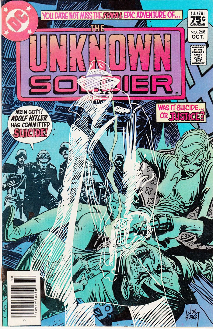 Unknown Soldier #268, Type 1A 75 Cent Cover Price Variant