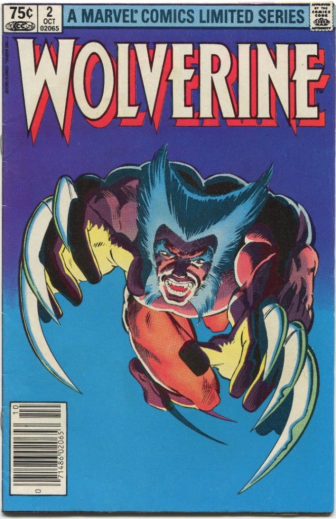 Wolverine Limited Series #2, Type 1A 75 Cent Cover Price Variant