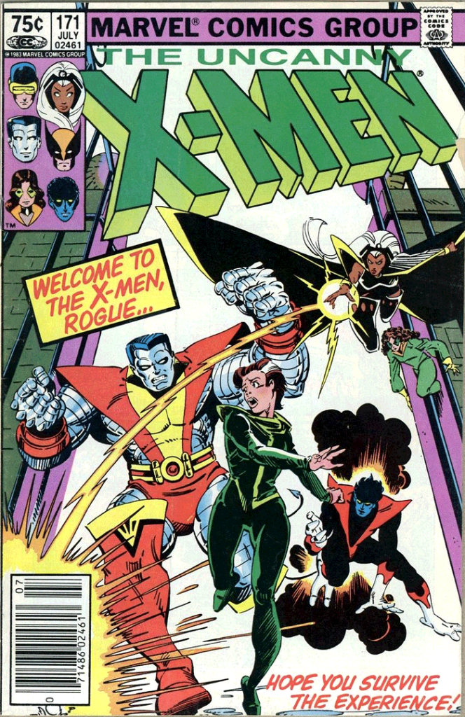 X-Men #171, Type 1A 75¢ Cover Price Variant; Canadian Newsstand