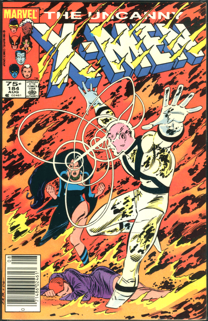 X-Men #184, Type 1A 75¢ Cover Price Variant; Canadian Newsstand