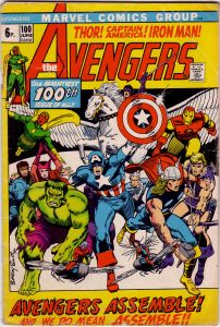 Avengers #100 Pence Price Variant