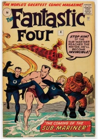 Fantastic Four #4 Pence Price Variant