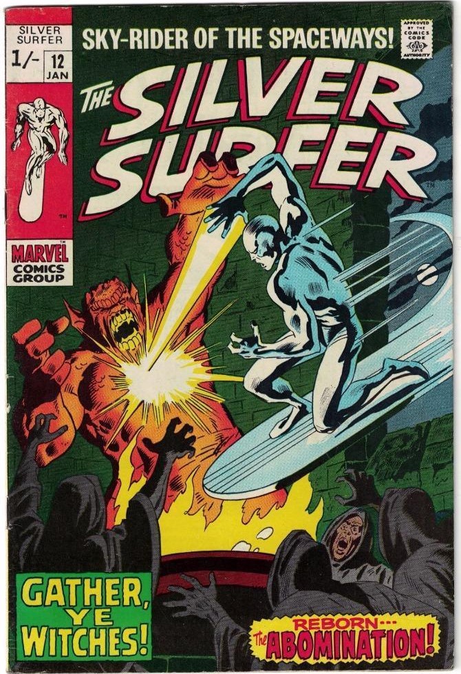 Silver Surfer #12, 1/- Pence Price Variant