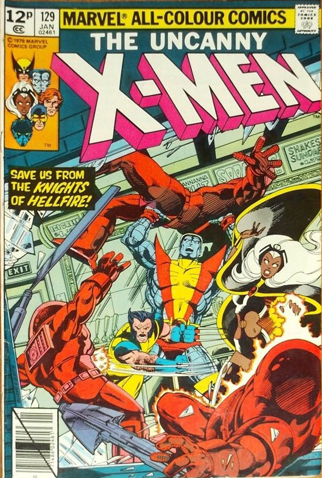 X-Men #129, 12p Pence Price Variant