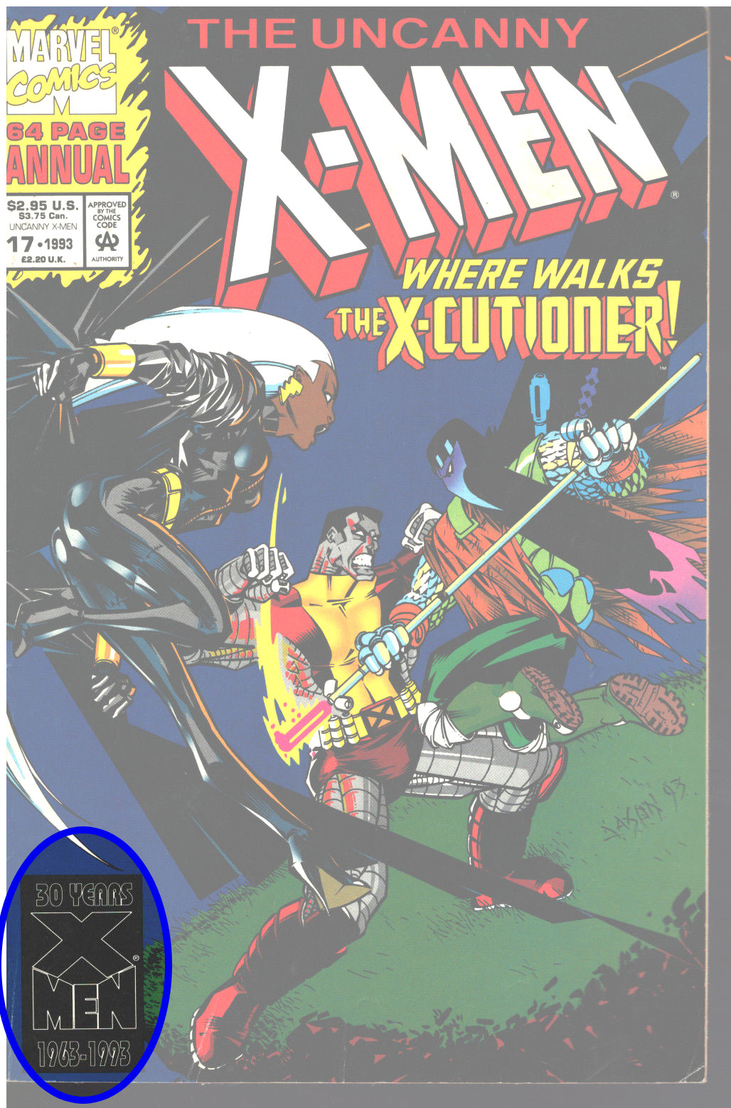 Details about   X-Men Annual #3 Free Domestic Shipping Marvel 1993 